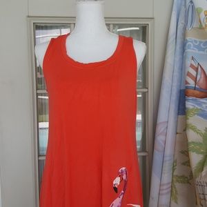Cupio flamingo sleeveless dress